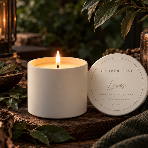 Leaves Candle